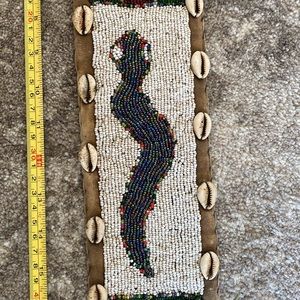 Vintage (60's-70's) Yoruba Diviner's Hanging of Seed Beads and Cowrie Shells